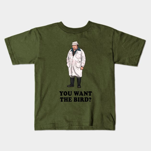 You Want The Bird? Kids T-Shirt by PreservedDragons